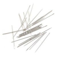 Aiguilles à coudre en acier inoxydable argentées à gros yeux pour accessoires de couture, artisanat, fil à tricoter, tissage, travaux d'aiguille