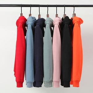 Sudaderas con capucha gruesas en blanco de invierno con logotipo personalizado, Sudadera con capucha unisex Polar de peso pesado de algodón y poliéster para hombre - Product Image 4