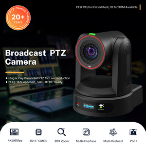 กล้อง PTZ แบบติดตามอัตโนมัติด้วย AI 20 เท่า พร้อมชุดควบคุมจอยสติ๊ก NDI PoE รุ่น PUS-UHD700 กล้องประชุมแบบโหวต PUS-UHD700 PUS- - Product Image 5
