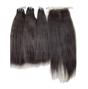 Cheveux vietnamiens super double drawn, lisses comme des baguettes, préservant une épaisseur exceptionnelle sur toute la longueur, pour des résultats impeccables. - Product Image 1