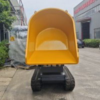Hochwertiger 1,5-Tonnen Mini-Raupendumper mit Kipperfunktion, CE EURO5, Kubota-Motor und Gummiketten für die Landwirtschaft