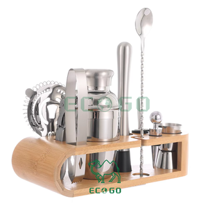 Hot-Selling Home Bar Essential: ensemble de barman en bambou avec outils de mixologie Wine Shaker - Product Image 6
