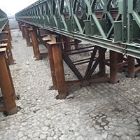 Panneau Bailey en acier Q355B de type 321, panneau de treillis Bailey modulaire pour pont temporaire en acier, support de coffrage haute résistance