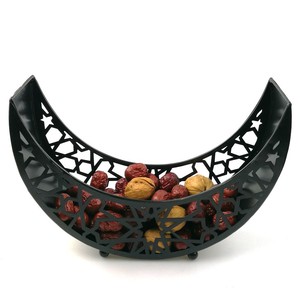 Decoraciones de Ramadán al por Mayor, Bandeja de Servicio, Decoración de Mesa Eid Mubarak, Artesanía de Hierro con Forma de Luna, Artículos para el Festival Musulmán del Medio Oriente - Product Image 4