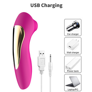 10频强力阴蒂吸吮振动器女性用防水振动器可吸乳头USB - Product Image 4