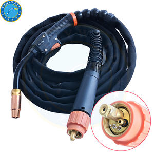 Pistolet de soudage MIG refroidi par air CE <span class=keywords><strong>Kemppi</strong></span> GX403G 400A |   Torche à connecteur Euro |   Revêtement en cuivre |   Pour la vente en gros aux usines de soudage MIG/<span class=keywords><strong>MAG</strong></span> - Product Image 2