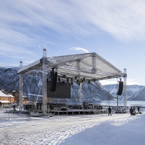 Structure de scène en treillis d'aluminium, treillis d'éclairage à boulons, système de scène mobile pour concerts, treillis d'aluminium pour scène - Product Image 5
