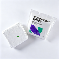 Lingettes jetables en microfibre de classe 10 à faible teneur en poussière pour le nettoyage des instruments de laboratoire – Prix usine