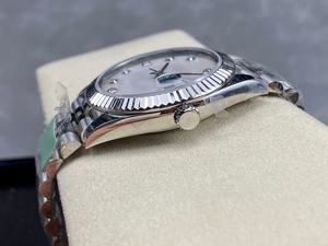 Montre mécanique de luxe pour homme de qualité supérieure avec perle et diamant, grand cadran de 41 mm, mouvement mécanique automatique - Product Image 2