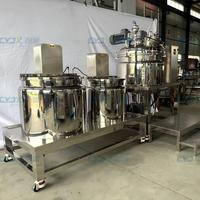 Cuve mélangeuse agitateur thermique CYJX pour la fabrication de lotions, machine de mélange cosmétique, cuve de conditionnement capillaire 250L, homogénéisateur émulsifiant sous vide