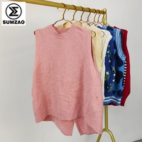 Ropa de segunda mano Ball Baju Importación Corea Pakaian Wanita Ropa usada Stock Baju Wanita Bekas Estilo coreano Chaleco Suéter Pakaian Bekas