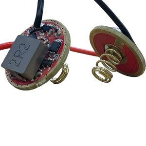 Carte de circuit imprimé de suralimentation UVC 22 mm |   Entrée 3V-4.2V, sortie 6V 1.4A |   Convient aux émetteurs LED 10W 255/275/310/340nm |   Pièce détachée pour lampe torche DIY - Product Image 1