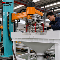 Robot de déchargement de sacs cantilever avec moteur et commande PLC pour matériaux en poudre/granulés, machine de découpe de sacs entièrement automatique