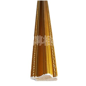 Moulures en bois de style européen 37x17mm, lignes de cadre pour usage intérieur, modèle 528-3, moulures en bois blanc - Product Image 1
