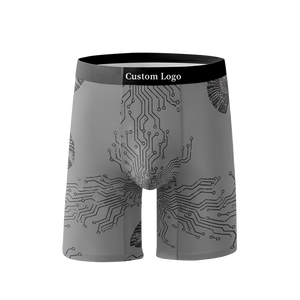 थोक कस्टम मुद्रित कपास भाग्यशाली संकेत कार्टून पुरुषों के लुभावनी आरामदायक पर्यावरण विरोधी बॉक्सर - Product Image 1