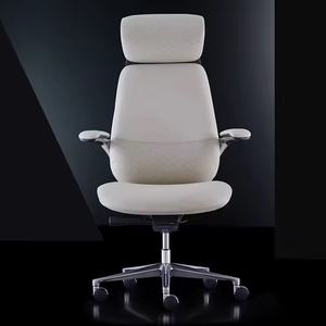 <span class=keywords><strong>Silla</strong></span> de oficina ejecutiva de cuero sintético de diseño moderno al por mayor, base cromada, altura ajustable, <span class=keywords><strong>escalera</strong></span> giratoria trasera competitiva - Product Image 2