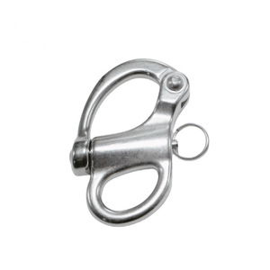 Grillete de Resorte Fijo de Acero Inoxidable 316 de 35mm, 45mm, 52mm, 66mm, Conector de Herraje Marino Autoblocante - Product Image 1
