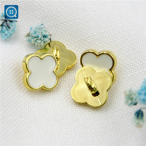 ABS Vàng Vòng hoa hình dạng nút vàng tùy chỉnh màu áo nút - Product Image 4