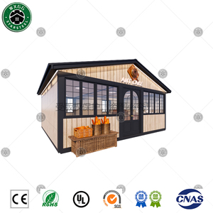 Casa Comercial Prefabricada de Acero Ligero con Alto Aislamiento, Cabina Modular Anticorrosión para Negocios de Pastelería al Aire Libre - Product Image 2