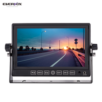 7 Inch Lcd Monitor with Av Input Stand Alone HD Monitor with 3 Video&2 Audio Input and U Shaped&fan Metal Bracket Optional