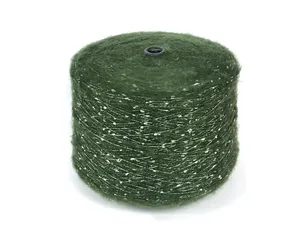Bàn chải đánh răng Mohair Fancy sợi 1/4nm 45% Acrylic sợi 55% Polyester pha trộn sợi đặc biệt sợi thích hợp cho áo len