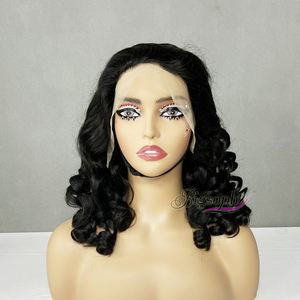 Pelucas de Cabello Humano con Encaje, 250% de Densidad, Pelucas de Cabello Humano para Mujer, SDD 18 Pulgadas # Peluca de Cabello Frontal N Spring Curl 13*4 - Product Image 3