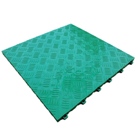 Dalles de sol modulaires colorées pour garage, dalles de sol en plastique industriel pour garage, tapis de sol pour atelier de detailing automobile