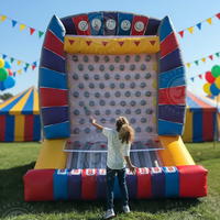 Sortie d'usine Portable Sports de plein air jeu gonflable Plinko adultes et enfants jeu gonflable Plinko jeu Arcade pour location