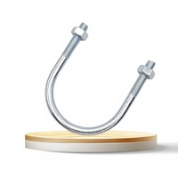 Boulons en forme de U et boucle de tuyau en acier galvanisé Série DN Tailles M6M8M10M12 en stock