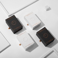 Boîtes à Parfum de Luxe Noires avec Logo Personnalisé, pour Flacons Magnétiques de 30 ml, 50 ml, 100 ml, Emballage Cadeau Cosmétique en Papier