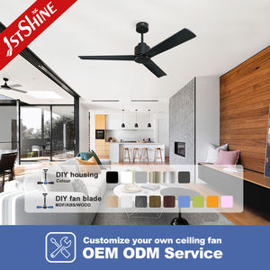 Ventilador de techo moderno para decoración del hogar, 220V, bajo voltaje, ahorro de energía, <span class=keywords><strong>sin</strong></span> luz, 1 unidad - Product Image 4