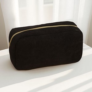 Nuevo estuche de pana para lápices, bolsa de cosméticos sencilla, bolsa de aseo portátil de gran capacidad, bolsa de almacenamiento de papelería para viajes de negocios - Product Image 5