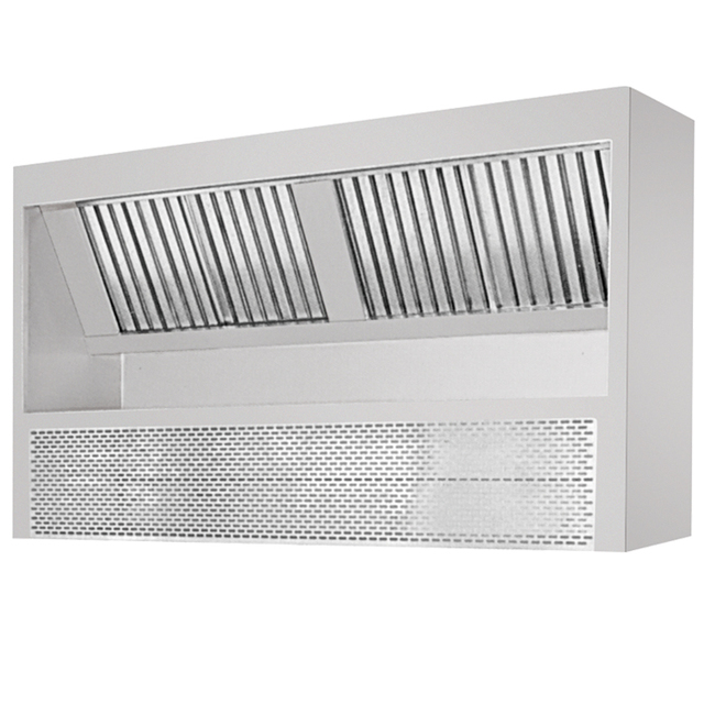 Commercial Hotel Kitchen Extractor Range Hood Custom Stainless Steel Heavy-Duty Industrial Smoke Exhaust Restaurants Hotels
