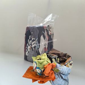 Trapos de Algodón Reciclado de Colores para Uso Industrial, 100% Algodón, Trapos de Limpieza de Tela, Trapos de Algodón Cortados de Colores, Trapos de Algodón para Trabajo - Product Image 1