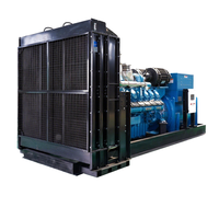 Générateur diesel 1500 kW, alternateur 380 V/110 V, triphasé, synchrone, sans balais, ATS, groupe électrogène refroidi par eau, tension nominale