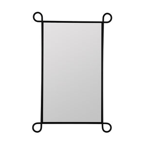 Miroirs muraux les plus vendus avec cadre en métal rectangulaire, miroirs muraux design antique avec revêtement coloré, en vente - Product Image 5