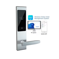 Sistema de cerradura de puerta de hotel con tarjeta RFID inteligente estándar europeo 2037 TTHotel con software gratuito