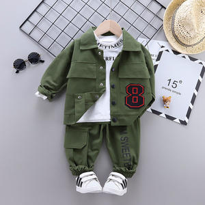 Conjunto de Ropa para Niños, Diseño Nuevo, Pantalones de Algodón, Camisa y Pantalón, Conjunto de 3 Piezas - Product Image 2