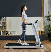 Tapis roulant électrique pliable de luxe sans installation, écran LED, suivi sans fil du rythme cardiaque et des calories, moteur 2,5 CV, usage domestique, 135 kg
