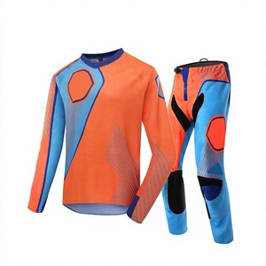 Customized Men's Sportswear Breathable Racing Motocross Uniform Sublimated Jersey Shirt Pant For Adults Plus Size Windproof - Product Image 1