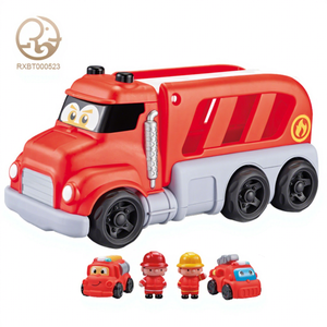 ชุดของเล่น<span class=keywords><strong>รถ</strong></span>พลาสติกยางนิ่ม<span class=keywords><strong>การ์ตูน</strong></span>รถสำหรับเด็กเด็กชายเด็กหญิง<span class=keywords><strong>รถ</strong></span><span class=keywords><strong>กู้ภัย</strong></span><span class=keywords><strong>รถ</strong></span>ดับเพลิง<span class=keywords><strong>รถ</strong></span>ของเล่นแรงเสียดทานสำหรับเด็ก - Product Image 1
