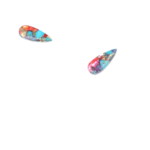 Lot en gros de pierres précieuses naturelles de haute qualité, turquoise cuivrée rose, taille marquise lisse, pour la fabrication de bijoux, 20x10mm - Product Image 2