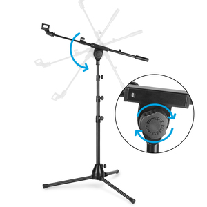 Xách tay có thể gập lại <span class=keywords><strong>Microphone</strong></span> đứng cho giai đoạn bốn-phân đoạn gói nhỏ kích thước - Product Image 6