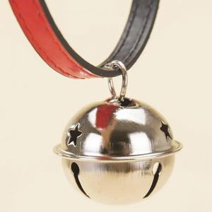 HMG, novedad, elegante, de cuero PU, respetuoso con el medio ambiente, <span class=keywords><strong>Collar</strong></span> para mascotas, remache, patrón sólido, <span class=keywords><strong>Collar</strong></span> de perro ajustable de lujo con campana - Product Image 3