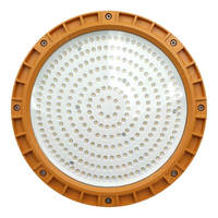 Lámpara LED Solar Industrial Redonda Gris Serie C04M de 1000W, 1-2 Zonas, IP67, a Prueba de Explosiones de Gas y Polvo