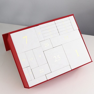 Cadeau personnalisé <span class=keywords><strong>femme</strong></span> 24 jours compte à rebours cosmétique maquillage <span class=keywords><strong>beauté</strong></span> vide papier noël calendrier <span class=keywords><strong>de</strong></span> l'avent boîte - Product Image 4