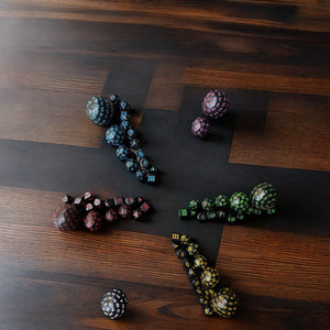 क्लासिक कस्टम 15 पीस ब्लैक <span class=keywords><strong>D3</strong></span>-D100 डिजिटल पासा संग्रहणीय उपहार वैयक्तिकृत गेम ऐक्रेलिक पासा सेट - Product Image 2