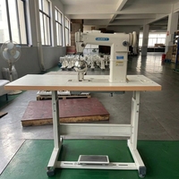 JUKKY 810 Nouvelle machine à coudre industrielle à point noué, à une aiguille, à grande vitesse, manuelle, à lit vertical, avec moteur, pour usage domestique et cuir de chaussures