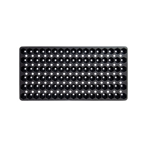 Plateau de semis <span class=keywords><strong>rectangulaire</strong></span> léger en plastique PP <span class=keywords><strong>à</strong></span> 102 alvéoles pour usage <span class=keywords><strong>extérieur</strong></span>, idéal pour la propagation des <span class=keywords><strong>plantes</strong></span>, avec couvercles inclus - Product Image 1
