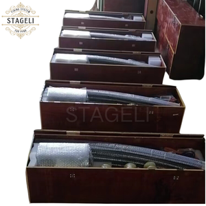 Đài phun nước máy 360 độ xoay vòng tròn lớn trong nhà lạnh pháo hoa Pyro bắn hệ thống thân thiện với thác nước điện 4M vòng tròn - Product Image 5